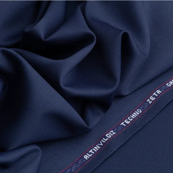 Canlı Mavi Altınyıldız Gabardin Kumaş