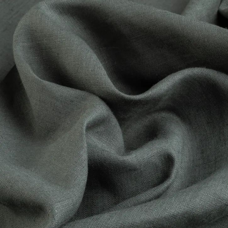 Koyu Haki Düz Keten