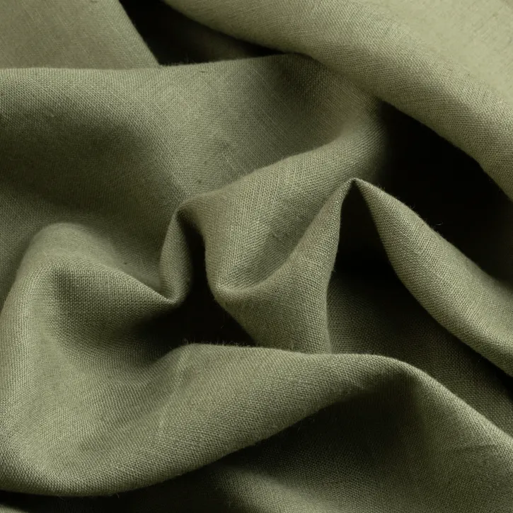 Fıstık Yeşili Düz Keten