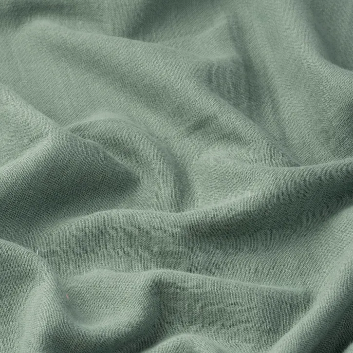 Okaliptüs Yeşili Düz Renk Müslin Kumaş
