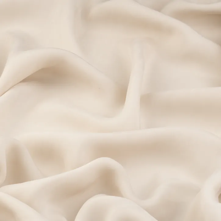 Krem İpeker Cupro Kumaş