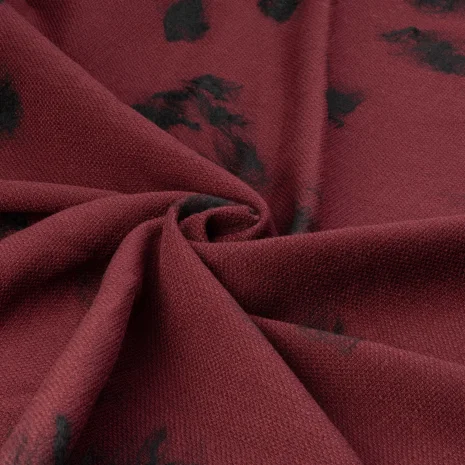 Bordo-Siyah Ponçik Buklet Kaşe