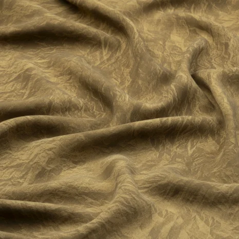 Yeşil Batik Desenli İpeker Tencel Kumaş