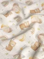 Ayıcık&Balon Desenli Bebek Müslin