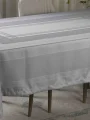 Gri Pano Desen Masa Örtüsü