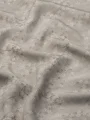 Gri Çıtır Çiçek Desen İpek Viskon