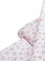 Mavi-Fiyonk Desenli Poplin Kumaş