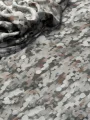 Duman Grisi Mozaik Desenli İpek Viskon
