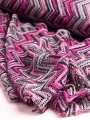 Fușya Gri Zigzag Missoni Kumaș