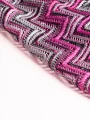 Fușya Gri Zigzag Missoni Kumaș