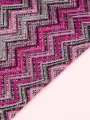 Fușya Gri Zigzag Missoni Kumaș
