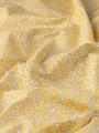 Limon Sarısı Çıtır Çiçek Desen Poplin Kumaş