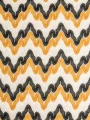 Hardal-Siyah Missoni Kumaș