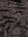 Kahverengi Desenli İpeker Tencel Kumaş