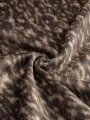 Leopar Desenli İpek Yün Kaşmir