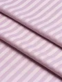 Pudra Pembe Çizgili Pamuk Saten
