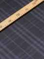 Lacivert Ekose Gabardin