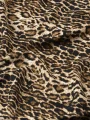 Leopar Desen Kaşmir Viskon