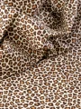 Leopar Desenli Poplin Kumaş