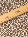 Leopar Desenli Poplin Kumaş