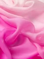 Pembe Degrade İpek Şifon