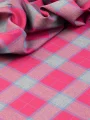 Şeker Pembe-Gri Ekose Gabardin