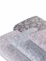 Füme Mini Papatya Desenli Poplin Kumaş