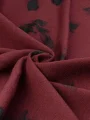Bordo-Siyah Ponçik Buklet Kaşe