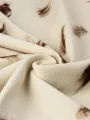 Krem-Kahve Ponçik Buklet Kaşe
