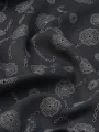 Sİyah Dantel Desen İpeker Fisto Cupro
