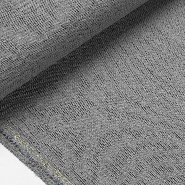 Koyu Gri Linen Kumaş