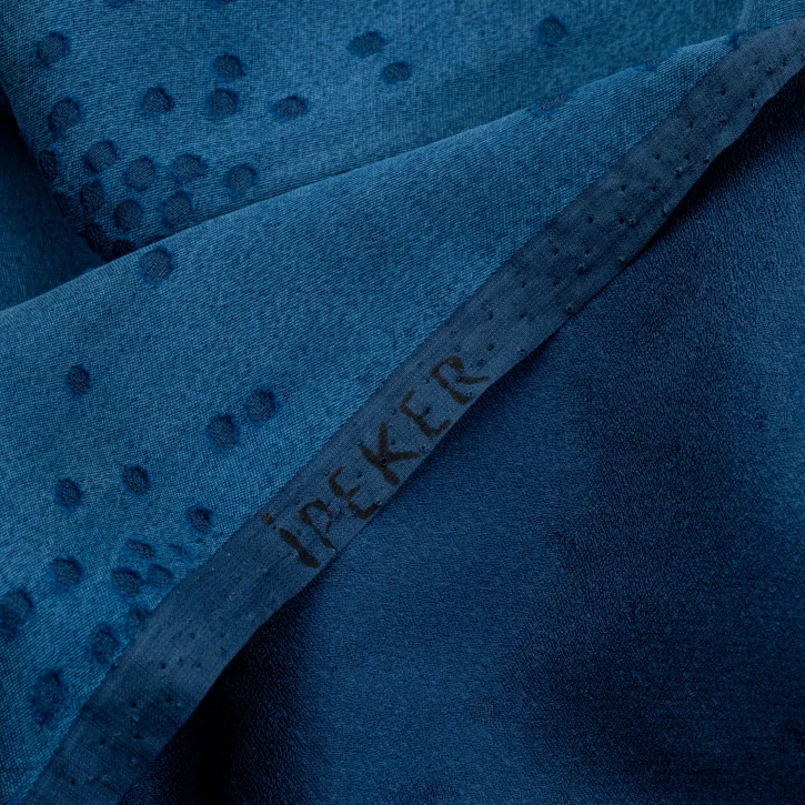 Lacivert Lazerli İpeker Fisto Cupro