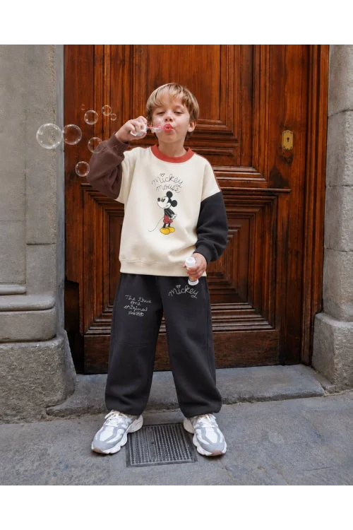 Erkek Çocuk 3 İplik 2’li Sweatshirt ve Pantolon Takımı