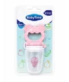 BabyTime BT108 Pembe Bebek Meyve Süzgeci – Meyve Besleyici Emzik