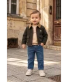 Erkek Bebek 3’lü Takım Premium Kalite Ceketli Pantolonlu 9-24 Ay