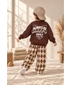 Erkek Çocuk 3 İplik %100 Pamuk Sweatshirt ve Pantolon 2’li Takım 2-10 Yaş