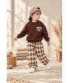 Erkek Çocuk 3 İplik %100 Pamuk Sweatshirt ve Pantolon 2’li Takım 2-10 Yaş