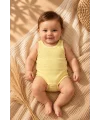 %100 Pamuk Bebek Çıtçıtlı Kolsuz Body – Askılı Bebek Zıbın