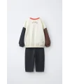 Erkek Çocuk 3 İplik 2’li Sweatshirt ve Pantolon Takımı