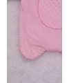Ayıcık Nakışlı Yastıklı Welsoft Bebek Alt Açma Seti - Pembe