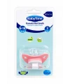 BabyTime Damaklı Mat Ortodontik Emzik No:2 6-18 Ay Pembe