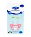 BabyTime Damaklı Mat Ortodontik Emzik No:3 18+ Ay Pembe