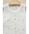 Bear Desenli Kolsuz Erkek Bebek Body %100 Pamuk