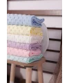 Biyeli Kız Bebek Nohut Battaniye 80*80 Cm - Pembe