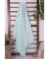 Biyeli Unisex Bebek Nohut Battaniye 80*80 Cm - Turkuaz