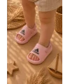 Kız Çocuk Cırt Cırtlı Pembe Sandalet (21-30 Numara)