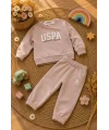 U.S. Polo Assn. Orijinal Kız Bebek Eşofman Takımı