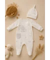 Unisex Bebek Tulum 1-9 Ay – Ayaklı, Uzun Kollu Bebek Tulumu