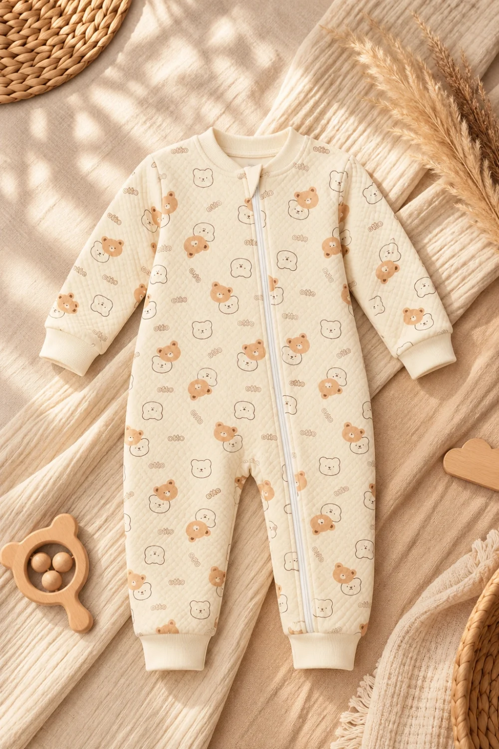 %100 Pamuk 1.5 TOG Bebek Uyku Tulumu