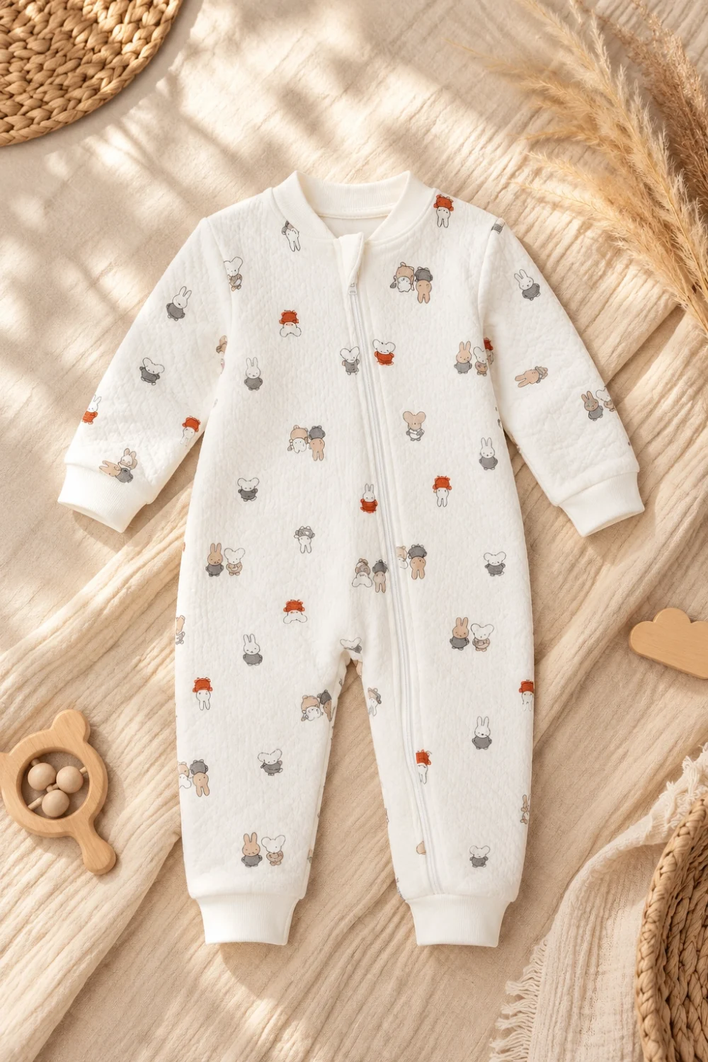 %100 Pamuk 1.5 TOG Bebek Uyku Tulumu